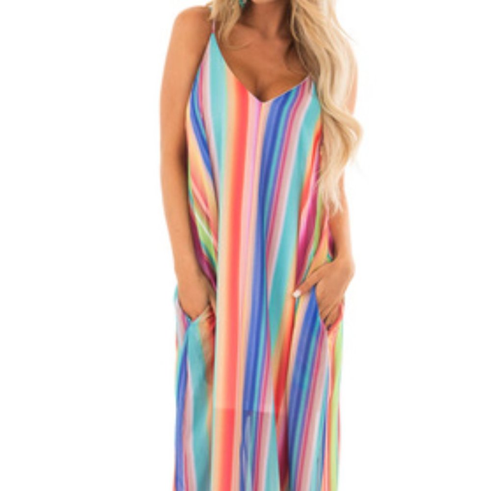 Striped Maxi Dress